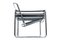 Silla B3 Wassily de cuero y acero tubular de Marcel Breuer, Imagen 20