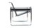 B3 Wassily Chair in Leather and Tubular Steel by Marcel Breuer, Image 23