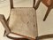 Französische Vintage Stühle aus Leder & Eiche, 1950, 2er Set 11
