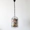 Vintage French Bird Cage Pendant in Steel and Paper, 1950s 1