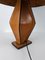 Lámpara de mesa Cuero al estilo de Jacques Adnet, años 40, Imagen 9