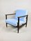 GFM-142 Armchair in Light Blue Velvet by Edmund Homa, 1970s, Image 2