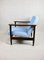 Fauteuil GFM-142 en Velours Bleu Clair par Edmund Homa, 1970s 3