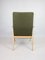 Vintage Green GFM18 Olive Boucle Armchair by E.Homa, 1970s 10