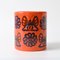 Taza vintage de cerámica naranja de Waechtersbach, años 70, Imagen 3