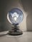 Lámpara de mesa vintage de cristal azul atribuida a Toni Zuccheri, Imagen 6