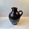 Vase Poisson Art Déco en Céramique Noire par Michael Andersen & Son, 1930s 10