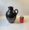 Schwarze Art Deco Keramik Vase in Fisch-Optik von Michael Andersen & Son, 1930er 4