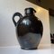 Vase Poisson Art Déco en Céramique Noire par Michael Andersen & Son, 1930s 8