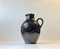Schwarze Art Deco Keramik Vase in Fisch-Optik von Michael Andersen & Son, 1930er 11