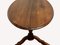 Antique Walnut Auxiliary Round Wine Table, 1890s 2