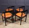 Italian Dining Chairs by Vico Magistretti, 1970s, Set of 4 6