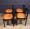 Italian Dining Chairs by Vico Magistretti, 1970s, Set of 4 8