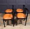 Italian Dining Chairs by Vico Magistretti, 1970s, Set of 4, Image 8