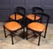 Italian Dining Chairs by Vico Magistretti, 1970s, Set of 4 7