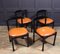 Italian Dining Chairs by Vico Magistretti, 1970s, Set of 4, Image 2