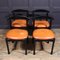 Italian Dining Chairs by Vico Magistretti, 1970s, Set of 4, Image 3
