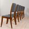 Deep Blue and Rosewood High Backed Chairs by Skovby Møbelfabrik, Denmark, 1960s, Set of 6, Image 15