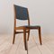 Deep Blue and Rosewood High Backed Chairs by Skovby Møbelfabrik, Denmark, 1960s, Set of 6, Image 9