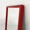 Modell 4727 Spiegel mit rotem Rahmen von Anna Castelli Ferrieri für Kartell, 1980er 3