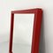 Specchio nr. 4727 con cornice rossa di Anna Castelli Ferrieri per Kartell, anni '80, Immagine 3