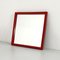 Red Frame Model 4727 Mirror by Anna Castelli Ferrieri for Kartell, 1980s 1