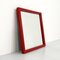 Specchio nr. 4727 con cornice rossa di Anna Castelli Ferrieri per Kartell, anni '80, Immagine 2