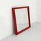 Modell 4727 Spiegel mit rotem Rahmen von Anna Castelli Ferrieri für Kartell, 1980er 4