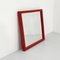 Red Frame Model 4727 Mirror by Anna Castelli Ferrieri for Kartell, 1980s 4