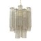 Classic Grey Murano Glass Tronchi Chandelier, Italy, Image 2