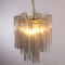 Classic Grey Murano Glass Tronchi Chandelier, Italy, Image 8