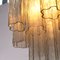 Lámpara de araña Tronchi clásica de cristal de Murano gris, Italia, Imagen 11
