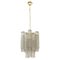 Classic Grey Murano Glass Tronchi Chandelier, Italy, Image 1