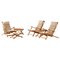 Easy Chairs and Side Tables by Børge Mogensen for Søborg Møbler, Set of 6, Image 1