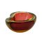 Red and Yellow Murano Glass Bowl by Flavio Poli for Seguso, Italy, 1960s 4