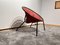 Balloon Lounge Chair in Red Suede & Metal by Hans Olsen, Denmark, 1960s, Image 6