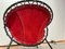 Balloon Lounge Chair in Red Suede & Metal by Hans Olsen, Denmark, 1960s, Image 14