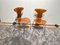 Set of Teak Desk Chairs, Denmark, 1950s 10