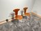 Set of Teak Desk Chairs, Denmark, 1950s 7