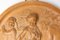 Wall Plaque Sculpture Medallion Three Putti in Agricultural Scenes, 1920s 5