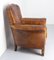 Antique Art Nouveau Leather and Studs Club Armchair, French 4