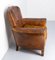 Antique Art Nouveau Leather and Studs Club Armchair, French, Image 3