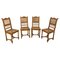 Louis XIII French Walnut and Cane Chairs, 1900s, Set of 4, Image 1