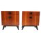 Mahogany Bedside Tables by Jindrich Halabala for from Hala, Czechoslovakia, 1950s, Set of 2, Image 1
