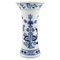 Jarrón Meissen antiguo de porcelana azul, década de 1900, Imagen 1