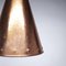 Lámpara colgante danesa de cobre martillado a mano de ES Horn Aalestrup, años 50, Imagen 4