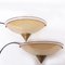 Art Deco Glass Wall Lights attributed to Berrys Electric Ltd, London, 1930s, Set of 2 1