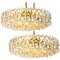 Brass and Crystal Glass Chandeliers from Bakalowits & Söhne, 1960s, Set of 2 4