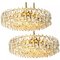 Brass and Crystal Glass Chandeliers from Bakalowits & Söhne, 1960s, Set of 2, Image 4