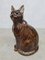 Estatua de gato vintage de cerámica, Imagen 3